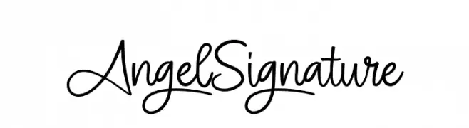 Angel Signature  नि: शुल्क फ़ॉन्ट्स डाउनलोड