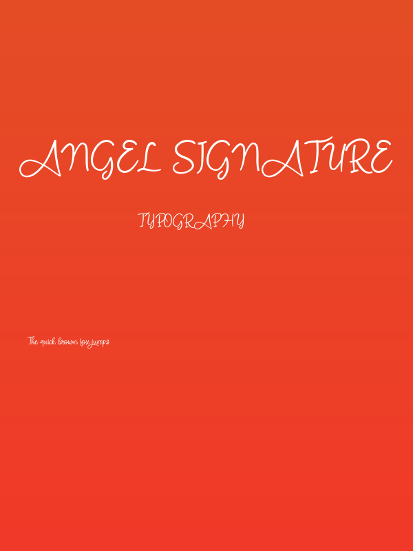Angel Signature Poster