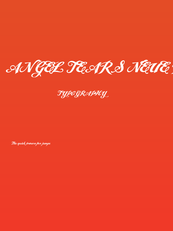 Angel Tears Neue Personal Us Regular Poster