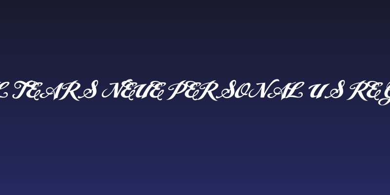 Angel Tears Neue Personal Us Regular Social Header