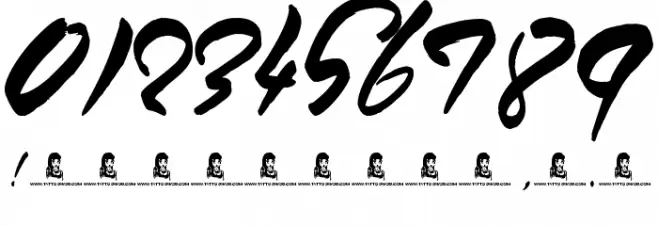 Angel Warriors Font OTHER CHARS