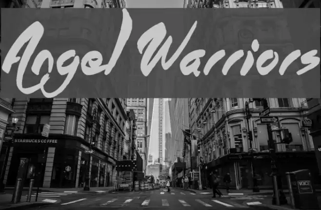 Angel Warriors Font examples