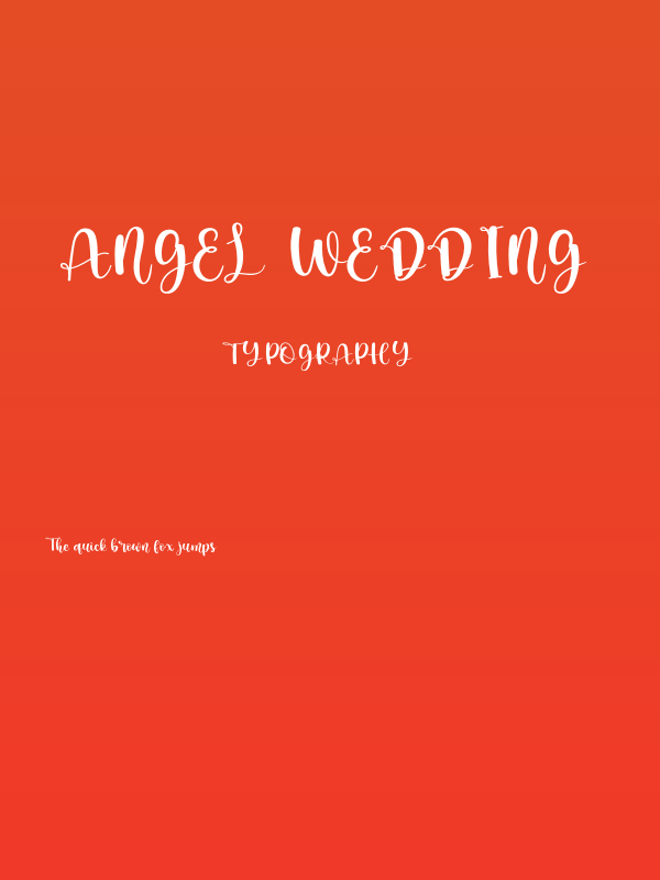 Angel Wedding Poster