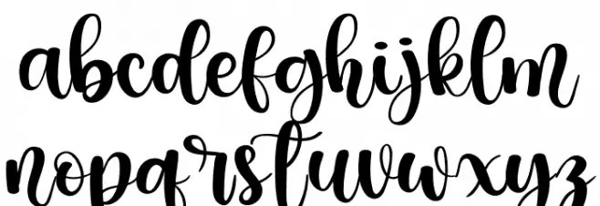 Angel Wedding Caratteri MINUSCOLO