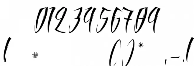 Angel of Blood Light Font OTHER CHARS