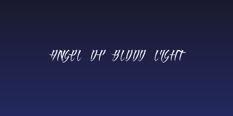 Angel of Blood Light Social Header