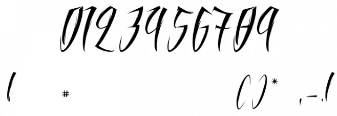 Angel of Blood Font OTHER CHARS