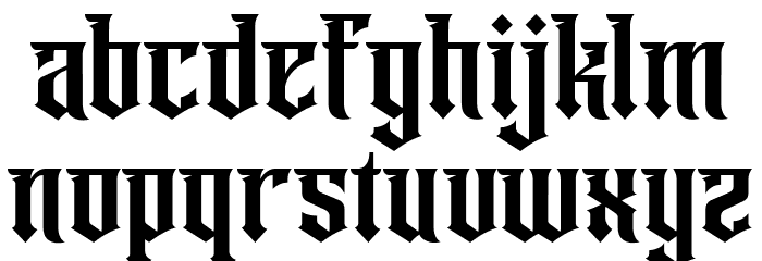 Angel rhapsody Regular Font LOWERCASE