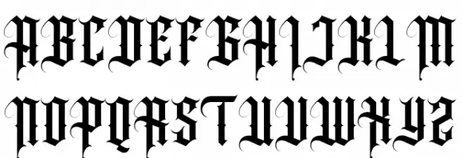 Angel wish Regular Font UPPERCASE