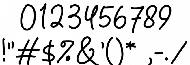 AngelCharmsDEMO Font OTHER CHARS