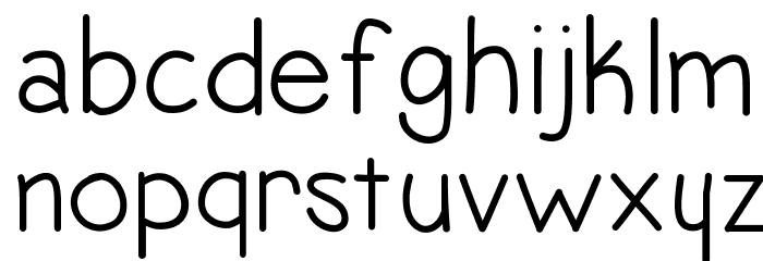 AngelToes Font LOWERCASE