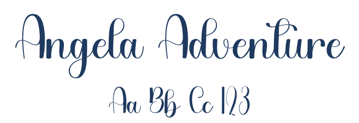 Angela Adventure Font Preview