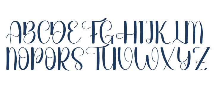 Angela Adventure Uppercase