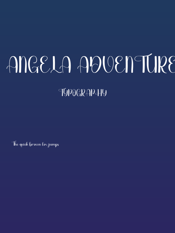 Angela Adventure Poster