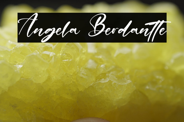 Angela Berdantte Example 1