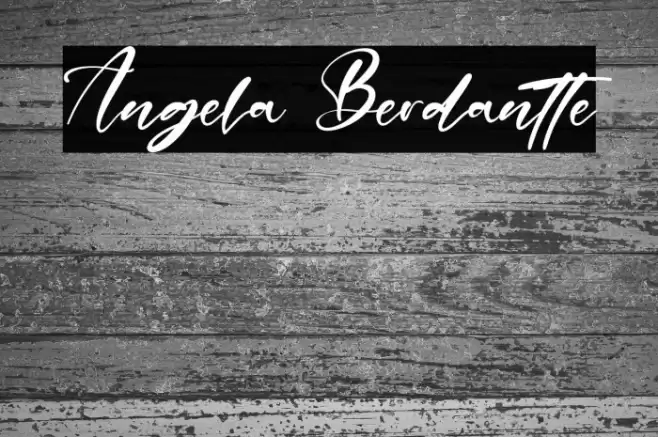 Angela Berdantte Font examples
