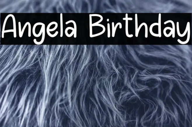 Angela Birthday Example 1