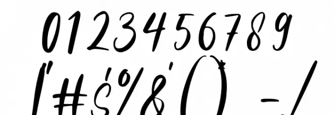 Angela Dream Font OTHER CHARS