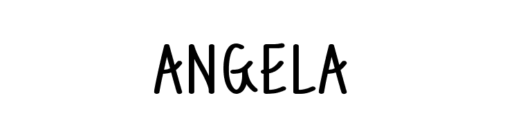 Angel Шрифта строчной