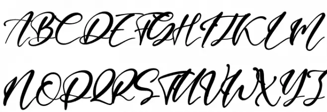 AngelaBerdantte Font Litere mari