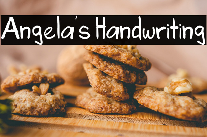 Angela's Handwriting Example 3