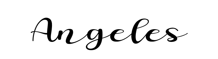 Angeles  Frei Schriftart Herunterladen
