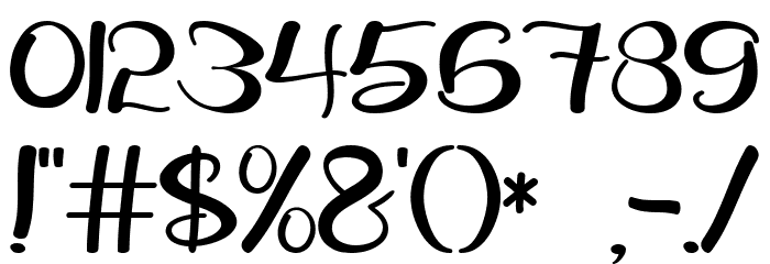 Angeles Font OTHER CHARS