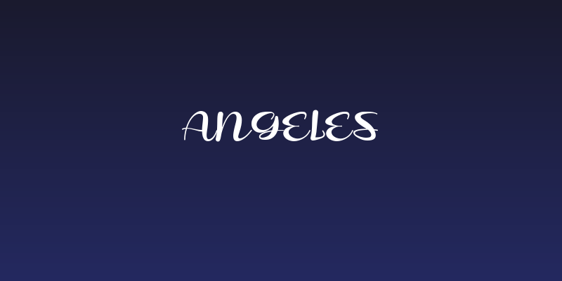 Angeles Social Header