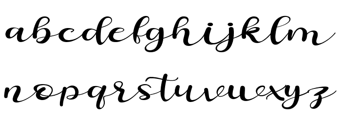 Angeles Font LOWERCASE