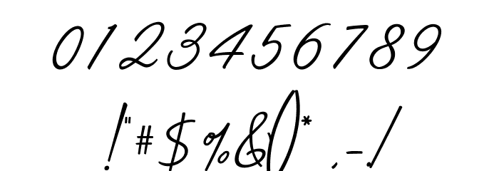 Angelface Font OTHER CHARS
