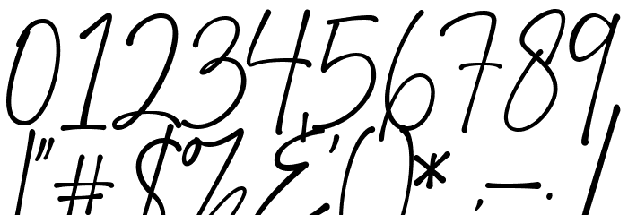 Angelia Devitson Font OTHER CHARS