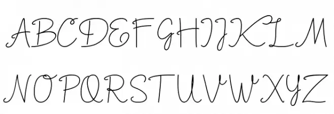 Angelia Schriftart Groß