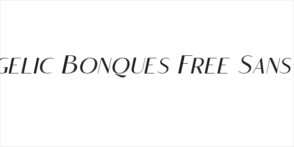 Angelic Bonques Free Sans Ita Logo