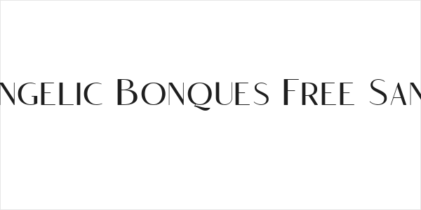 Angelic Bonques Free Sans Logo