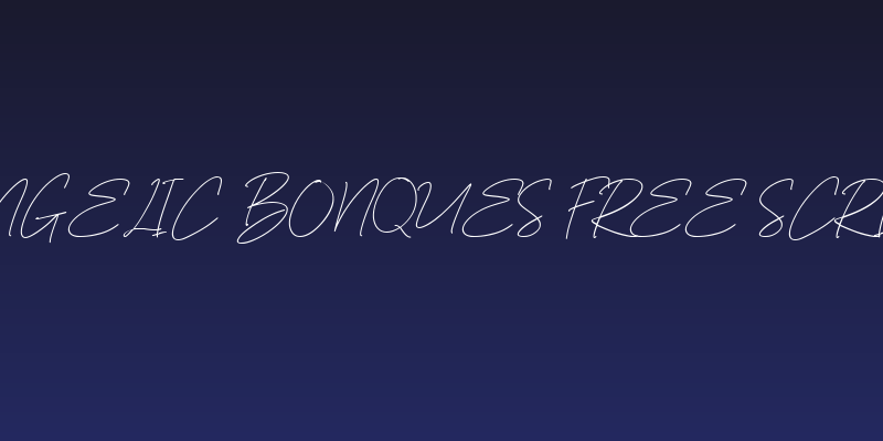 Angelic Bonques Free Script Social Header