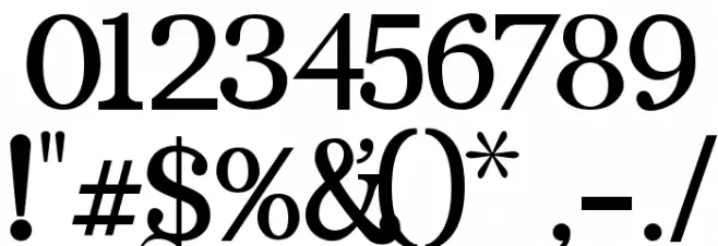 Angelic Serif Font OTHER CHARS