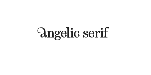 Angelic Serif Logo