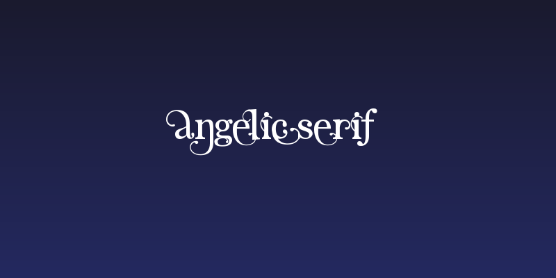 Angelic Serif Social Header