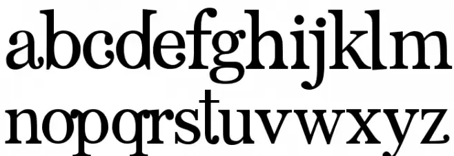 Angelic Serif Fuentes MINÚSCULAS