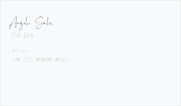 Angelic Smiles Business Card