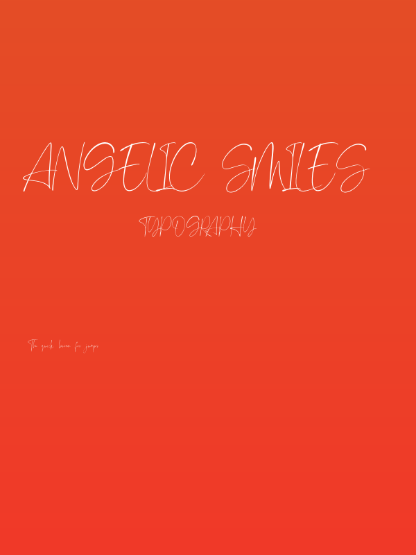 Angelic Smiles Poster