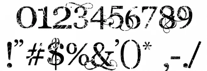 Angelic War फ़ॉन्ट अन्य घर का काम