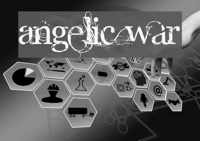 Angelic War फ़ॉन्ट examples