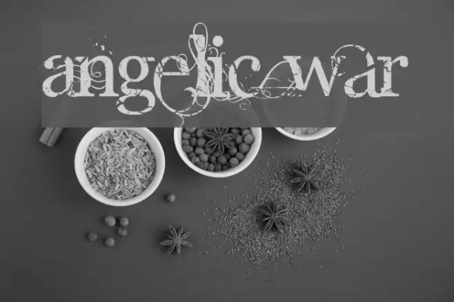 Angelic War फ़ॉन्ट examples