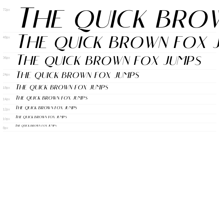 AngelicBonquesFree-SansItalic Waterfall