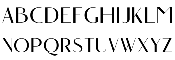 AngelicBonquesFree-Sans Font LOWERCASE