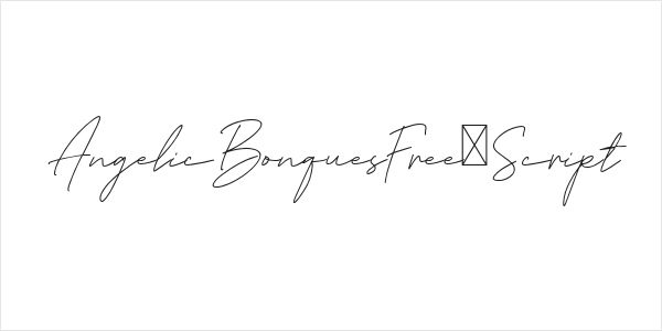 AngelicBonquesFree-Script Logo