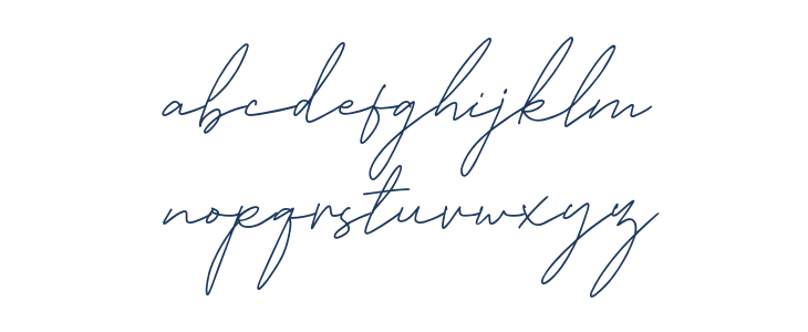 AngelicBonquesFree-Script Lowercase