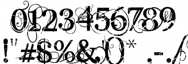 AngelicPeace Font OTHER CHARS