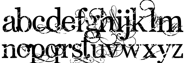 AngelicPeace Font LOWERCASE
